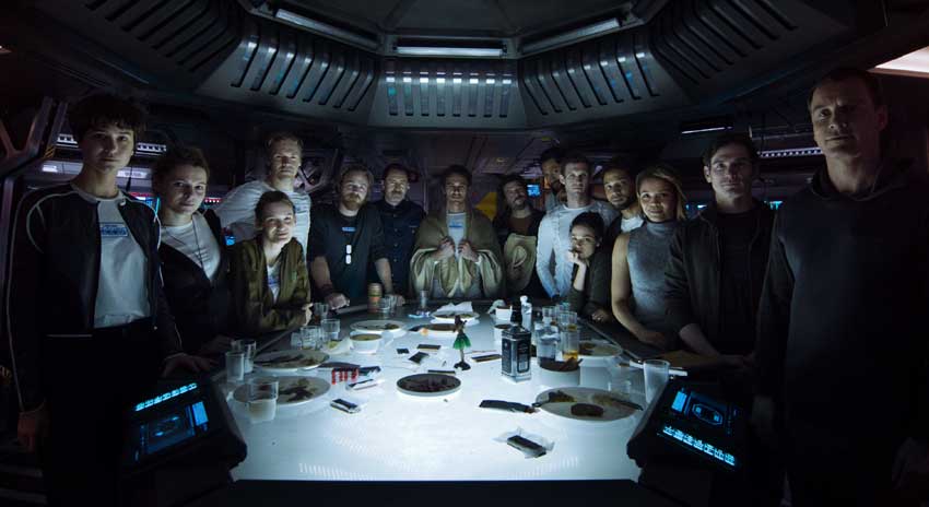 Alien Covenant Crew Photo
