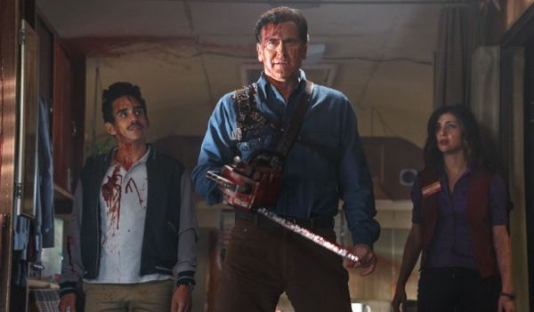 Ash vs Evil Dead's Bruce Campbell and Ray Santiago