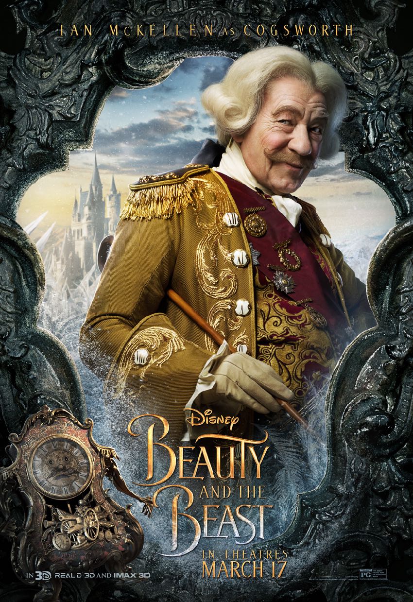 Beauty and the Beast posters Ian McKellan