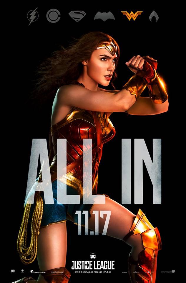 Wonder Woman Justice League Character Posters