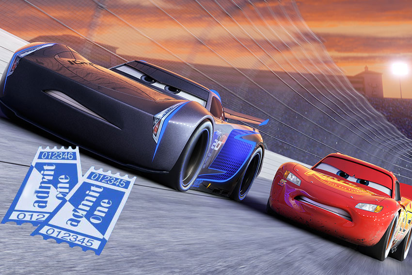 Cars 3 ticket giveaway
