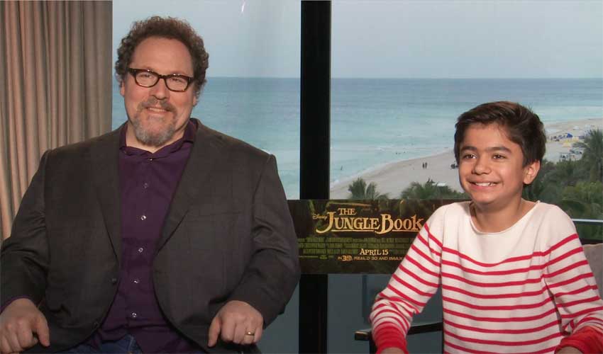 Jon Favreau and Neel Sethi The Jungle Book Interview
