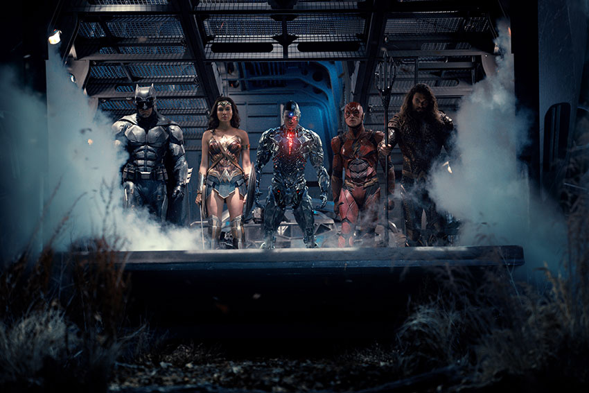 Justice League Batman, Wonder Woman, Aquaman, Cyborg, The Flash