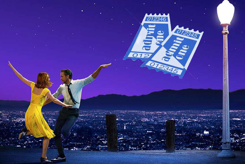 La La Land movie ticket giveaway