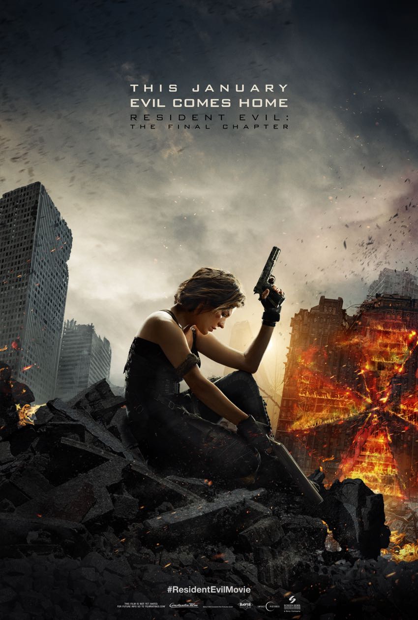 Resident Evil Final Chapter Movie Posters 2