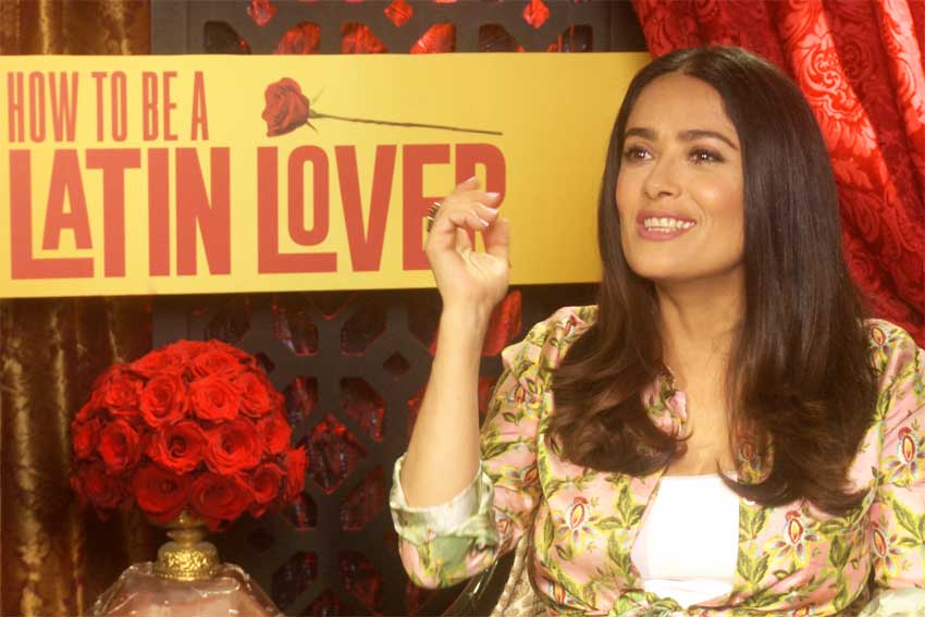 Salma Hayek How To Be Latin Lover interview