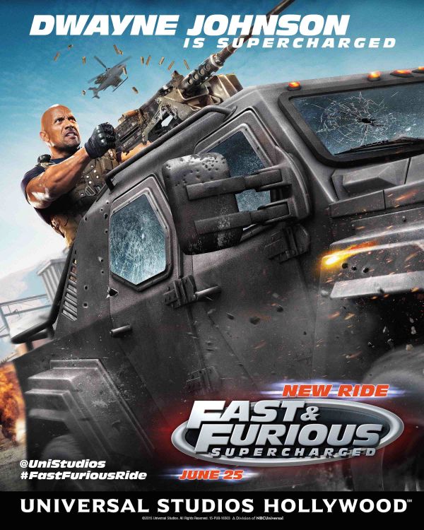 Dwayne Johnson Fast Furious Supercharged Poster1