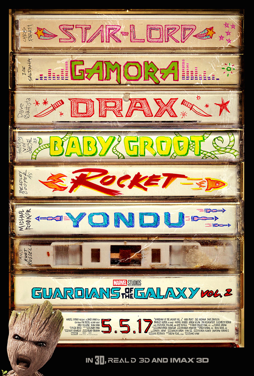 Guardians of the Galaxy Vol 2 new poster