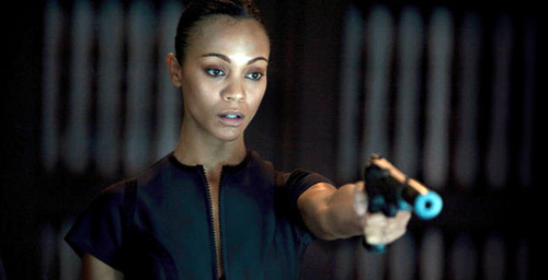 Movie Clip: Zoe Saldana Kills with Sharks in Colombiana