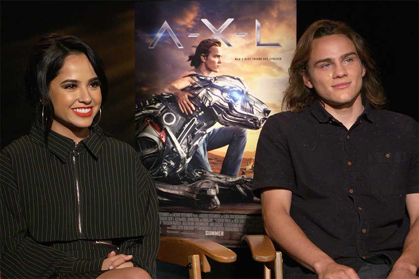 A.X.L.'s Becky G and Alex Neustaedter Talk Robotic Dogs 