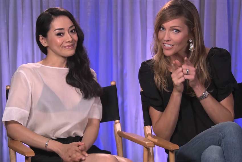 'Lucifer' Stars Aimee Garcia and Tricia Helfer Talk Satan and Mommy Problems