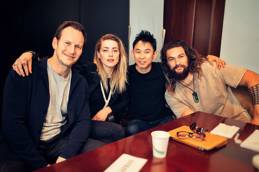 'Aquaman' Director James Wan Kicks Off Production With Cast Photo