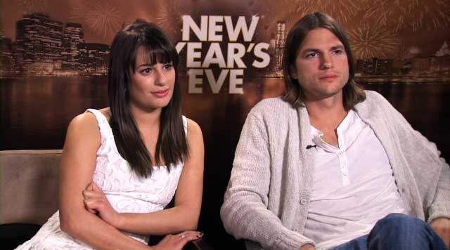 Lea Michele Boasts About NEW YEAR'S EVE Co-Star Ashton Kutcher
