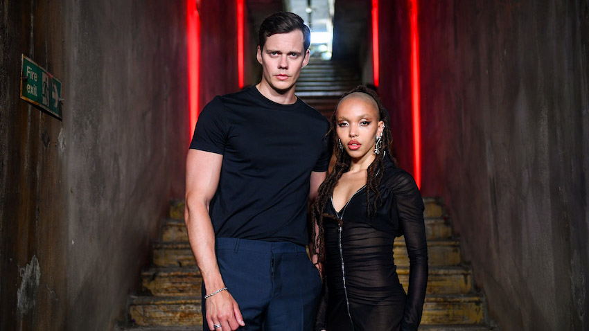 Photos: Bill Skarsgård and FKA twigs Go Underground For 'The Crow'