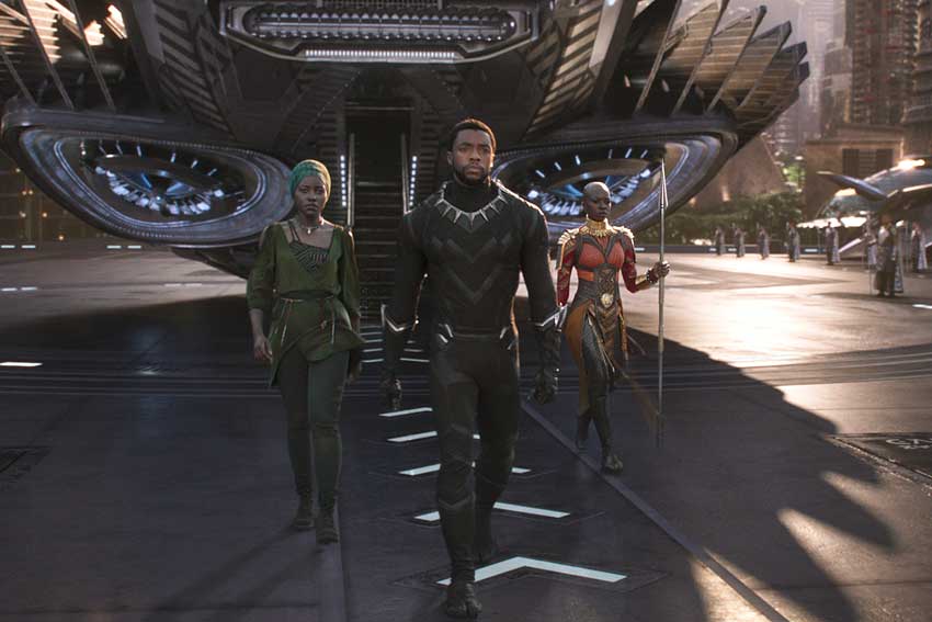 Black Panther Chadwick Boseman Lupita Nyongo Danai Gurira