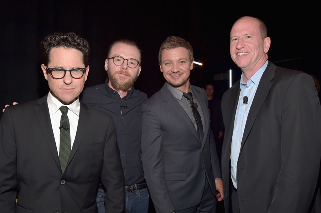 CinemaCon JJAbrams SimonPegg JeremyRenner