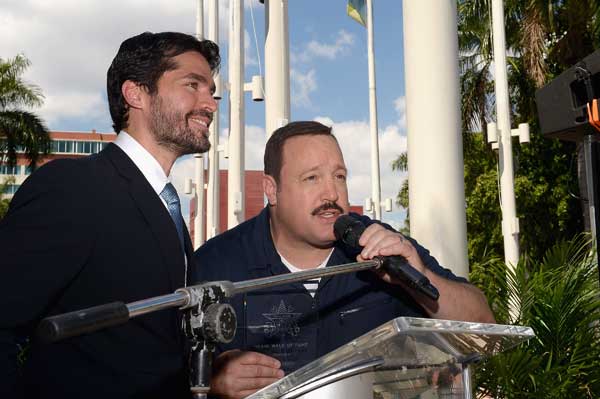 Kevin James and Eduardo Verastegui Segway Into Miami