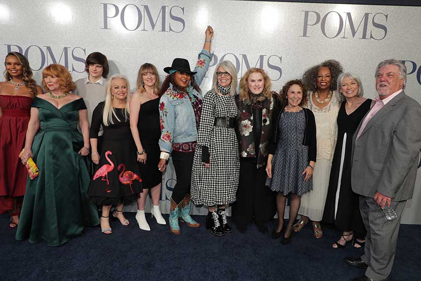 Poms movie Hollywood premiere