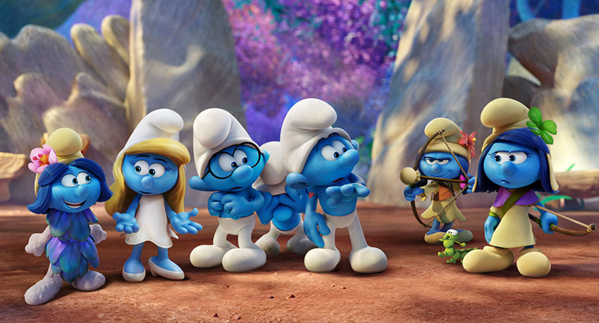 Smurfs Lost Village movie still