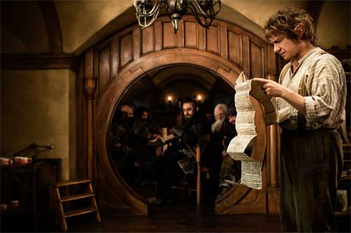 Martin Freeman as Bilbo in The Hobbit
