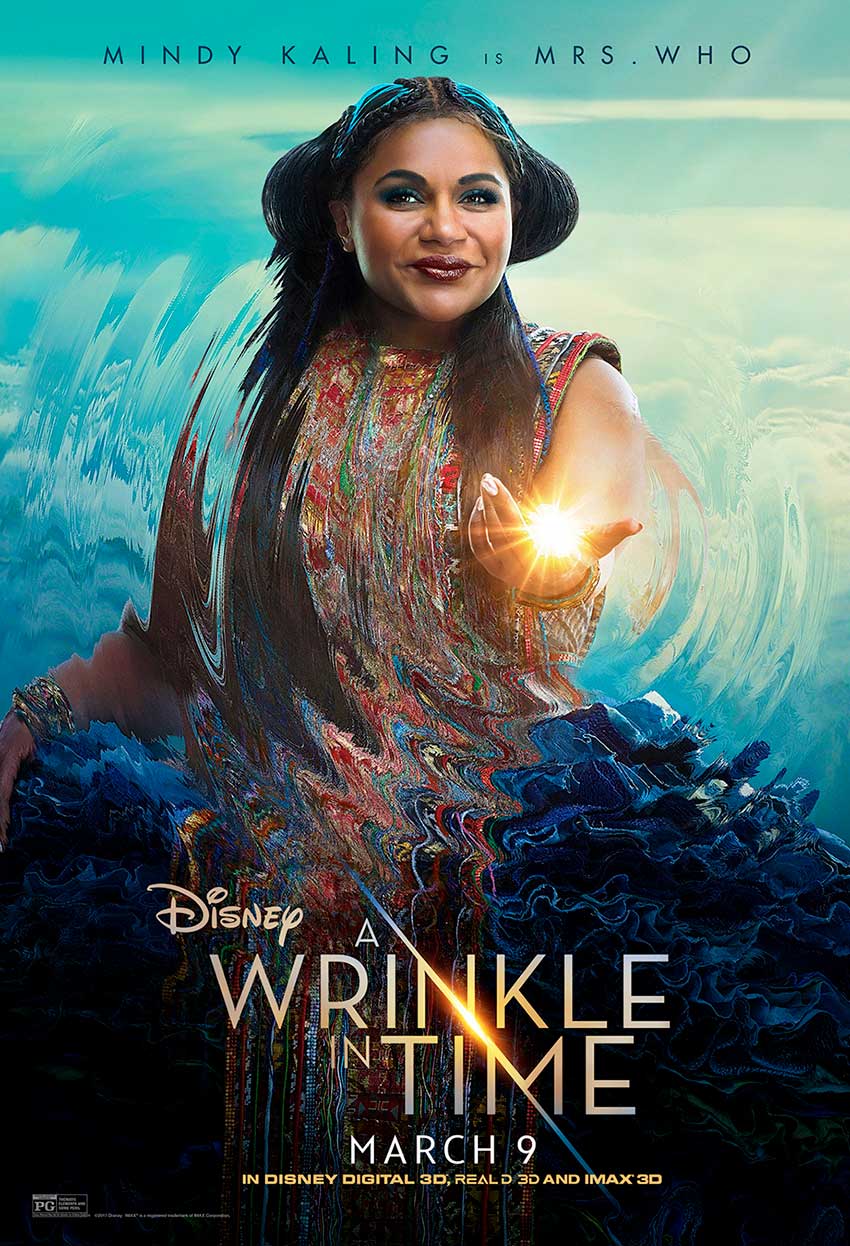 New 'A Wrinkle In Time' Character Movie Poster Featuring Oprah Winfrey, Reese Witherspoon