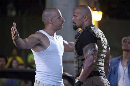 FAST FIVE Behind the Scenes with Vin Diesel & Dwayne Johnson 