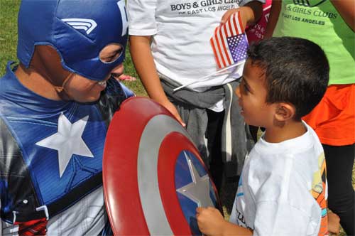 Captain America Sponsors Anti-Bullying Event