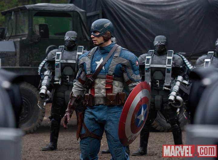 Chris Evans as Captain America: First Avenger