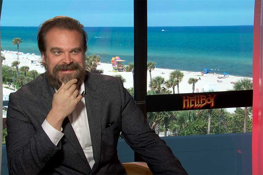 'Hellboy's' David Harbour Is Done with the Color Red For Awhile 