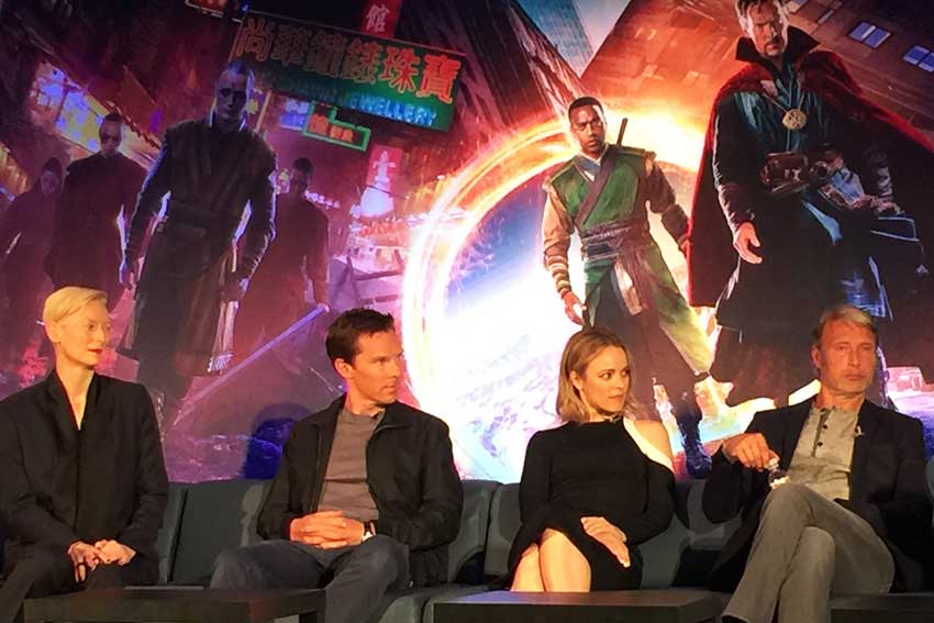 'Doctor Strange's' Benedict Cumberbatch, Rachel McAdams, Tilda Swinton, Director Scott Derrickson and Kevin Feige Talk New Marvel Film