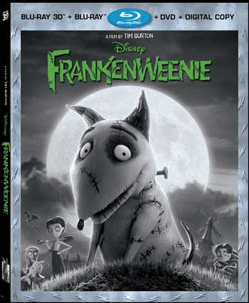 Two Shorts Included In FRANKENWEENIE 4-Disc Blu-ray Combo Pack