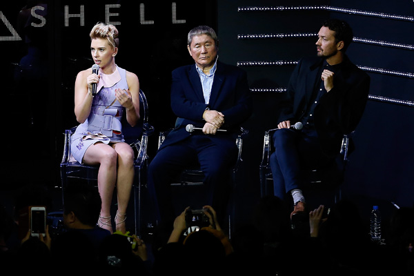 Scarlett Johansson Debuts 'Ghost in the Shell' Trailer In Tokyo