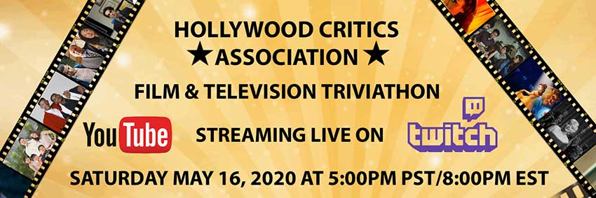 Hollywood Critics Association Raising COVID-19 Relief Funds With A Film and Television Triviathon