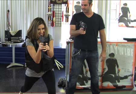 Fighting and Weapons Training in HAYWIRE