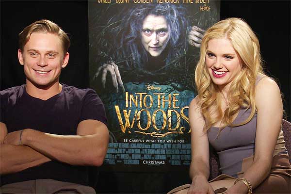 INTO THE WOOD Stars Talk Wall-E and Pocahontas, and All Things Disney