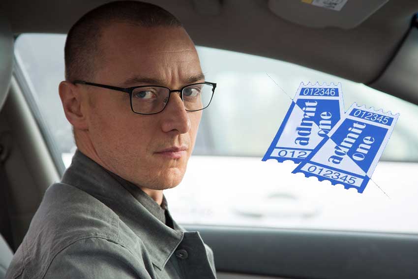 James McAvoy Split movie giveaway