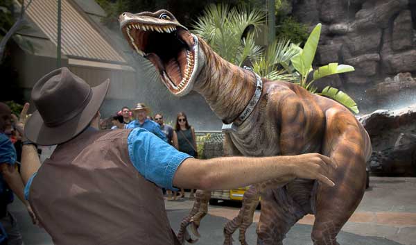 Jurassic World Raptors Set Loose on Universal Studios Hollywood Guests