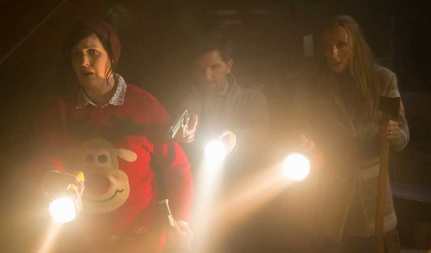 'Krampus' Stars Toni Colette, Adam Scott and Director Michael Dougherty On Why Kids Should Be Scared