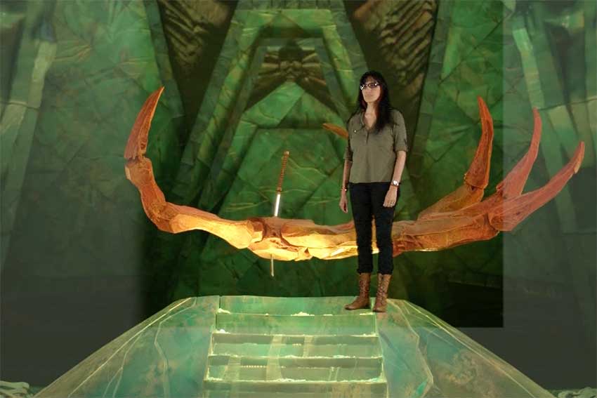 CineMovie's Green Screen Experience in 'Kubo and The Two Strings' Scene