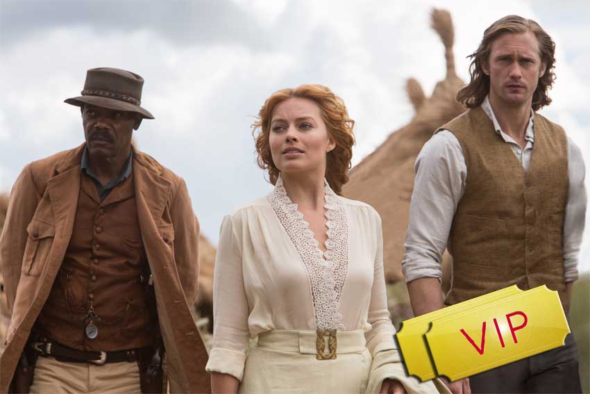 Legend of Tarzan movie premiere giveaway with Alexander Skarsgard, Margo Robbie, Samuel L. Jackson