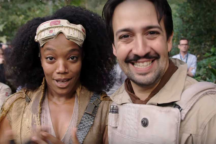 Ed Sheeran and Lin-Manuel Miranda Revealed in New 'Star Wars: The Rise of Skywalker' Special Look