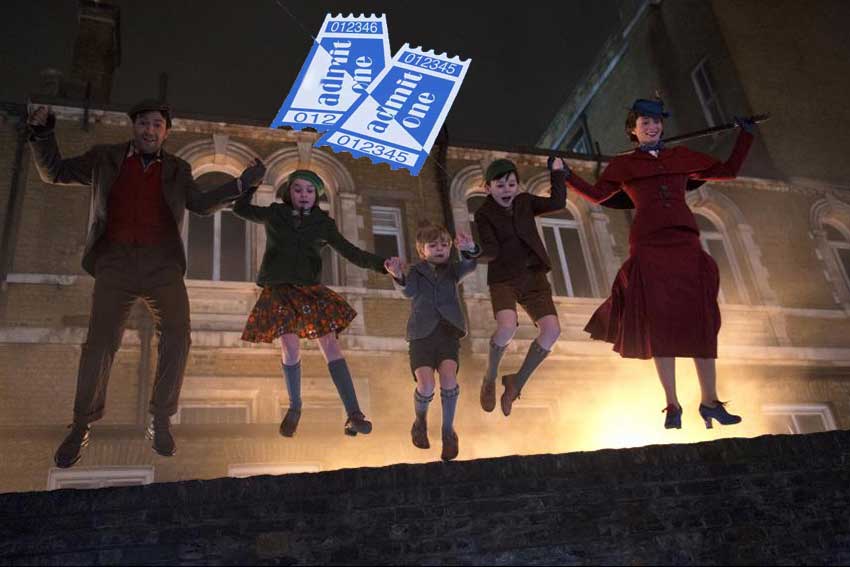 'Mary Poppins Returns' Gofobo Advance Screening Codes