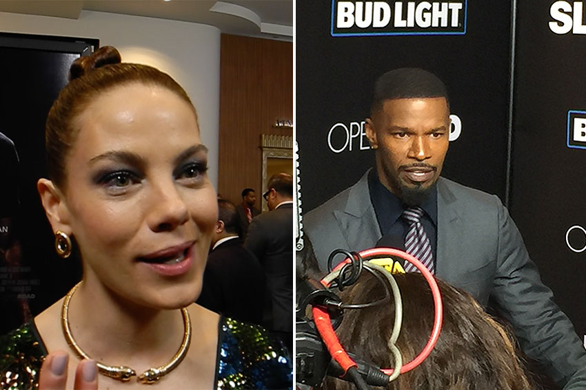 'Sleepless' Premiere: Michelle Monaghan Talks Her Action Star Potential and Beating Up Jamie Foxx 