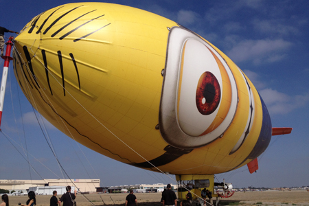 DESPICABLE ME 2 Minions Sighted in the Skies of Long Beach