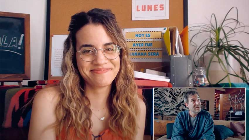 Natalie Morales On Why She and Mark Duplass Filmed A Movie Over Zoom During Height of Pandemic