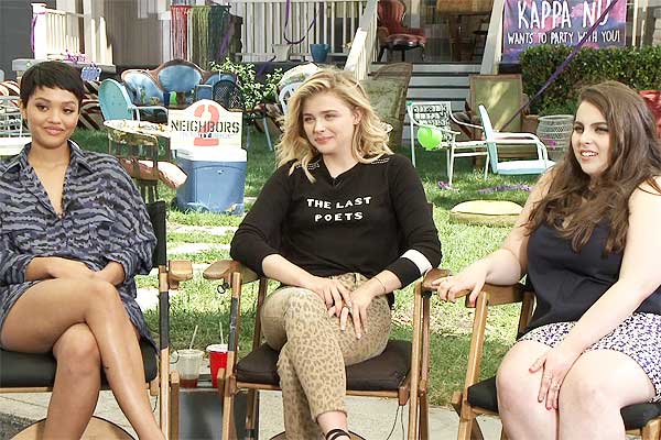 'Neighbors 2: Sorority Rising’s Chloe Grace Moretz and Co-Stars Are Tired of This Question Concerning Zac Efron