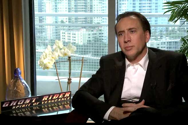 INTERVIEW: Nicolas Cage Rides Again Without Green Screen