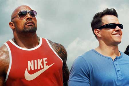 Mark Wahlberg and Dwayne Johnson Bulk Up in Pain & Gain New Movie Trailer & Poster