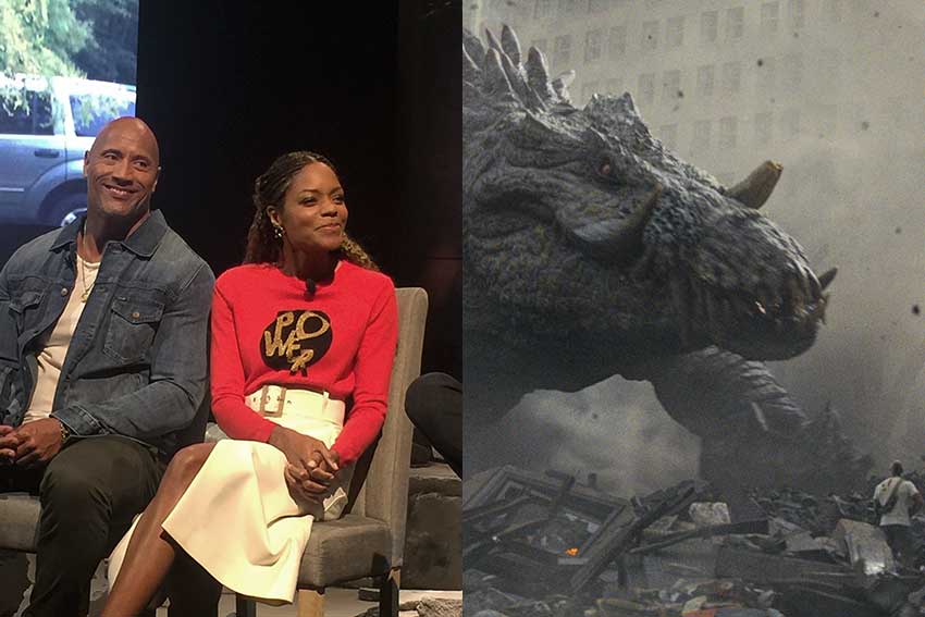 'Rampage' Star Naomie Harris Had To Rethink Acting On This Green Screen Movie