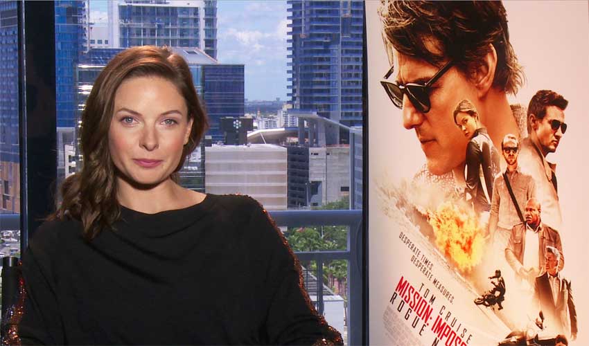 Mission Impossible Rogue Nation Star Rebecca Ferguson Talks Tom Cruise & Cutting Out M&Ms From Diet